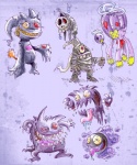 ambiguous_gender balloon balloon_with_face bodily_fluids button_(fastener) drooling fangs group holding_balloon holding_object inflatable long_tongue multicolored_body purple_background purple_body red_eyes saliva simple_background tail teeth tongue tongue_out zipper eternalsaturn nintendo pokemon animate_inanimate banette cyclops drifblim drifloon dusclops duskull gastly generation_1_pokemon generation_3_pokemon generation_4_pokemon gengar haunter humanoid living_balloon living_inflatable mummy pokemon_(species) undead digital_media_(artwork) full-length_portrait portrait sketch_page