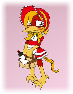 anthro avian_feet basket beak blush bonnet bottle brown_eyes clean_diaper clothed clothing container crossdressing_male diaper dress embarrassed feathers frilly frilly_clothing hair headgear headwear holding_basket holding_container holding_object hood long_hair red_body red_clothing red_dress red_feathers solo sp4cech1nch1ll4 toddler wearing_diaper yellow_beak yellow_body yellow_bow yellow_feathers young sp4c3ch1nch1ll4 fairy_tales little_red_riding_hood_(copyright) glori_gamebird little_red_riding_hood avian bird galliform golden_pheasant phasianid pheasant hi_res