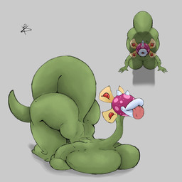 anthro big_butt butt butt_focus carnivorous_plant female glistening glistening_body glistening_skin green_body green_skin huge_butt hyper hyper_butt monster_girl_(genre) mushroom_cap pink_cap plant solo thick_thighs tongue tongue_out wide_hips yaginoko mario_bros nintendo elemental_creature elemental_humanoid flora_fauna humanoid piranha_plant plant_humanoid 1:1 absurd_res full-length_portrait hi_res portrait