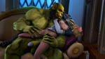 balls breasts duo fangs female foreplay genitals green_body green_skin humanoid_pointy_ears male male/female muscular muscular_humanoid muscular_male penis seductive teeth galian-beast blizzard_entertainment warcraft jaina_proudmoore thrall_(warcraft) human humanoid mammal orc 16:9 3d_(artwork) 3d_animation animated digital_media_(artwork) no_sound short_playtime webm widescreen