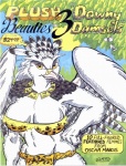 1997 accipitrid accipitriform anthro avian big_breasts bikini bird black_body black_feathers bra breasts clothed clothing colored cover cover_art cover_page eagle english_text feathered_wings feathers female harpy_eagle jewelry leaf looking_at_viewer necklace non-mammal_breasts oscar_marcus pinup plume pose skimpy solo spread_wings striped_feathers swimwear text tight_clothing two-piece_swimsuit underwear white_body white_feathers wings yellow_eyes
