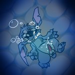 3_fingers 3_toes anthro asphyxiation blue_body blue_fur blue_nose blue_pawpads bodily_fluids bubble claws corpse cum death drowned drowning feet fingers fur genital_fluids genitals head_tuft male notched_ear pawpads penile_spines penis sea snuff solo toes tuft water y0urd3sir3 disney lilo_and_stitch stitch_(lilo_and_stitch) alien experiment_(lilo_and_stitch) 1:1 hi_res