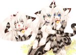 anthro anthro_on_anthro bell bell_collar black_body black_fur black_tail blue_collar blue_eyes breast_grab breasts collar collar_only crossgender duo featureless_breasts female female/female fur green_eyes grey_body grey_fur grey_tail hair hand_on_breast heart_symbol jingle_bell kemono kissing long_tail monotone_breasts monotone_hair mtf_crossgender multicolored_body multicolored_fur multicolored_tail navel nude pink_heart red_collar simple_background smile tail thin_tail white_body white_breasts white_fur white_hair tetetor-oort karin_(tetetor-oort) wessel_(tetetor-oort) domestic_cat felid feline felis mammal 2017 hi_res incest_(lore)