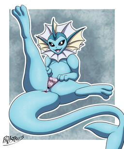 3_toes black_sclera blue_body feet female feral genitals humanoid_genitalia humanoid_genitalia_on_feral humanoid_vulva humanoid_vulva_on_feral open_:3 open_mouth open_smile presenting presenting_vulva scales smile solo spread_vulva spreading toes vulva white_eyes fr0stbit3 nintendo pokemon eeveelution felid feline generation_1_pokemon mammal pokemon_(species) vaporeon hi_res