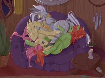 anus butt candle cunnilingus cutie_mark dreadlocks ear_piercing eyes_closed feathered_wings feathers female genitals group group_sex hair half-closed_eyes inside long_hair multicolored_hair narrowed_eyes open_mouth oral piercing pink_hair plant plant_pot potted_plant sex threesome trio two_tone_hair vaginal vulva wings zeni friendship_is_magic hasbro my_little_pony mythology fluttershy_(mlp) tree_hugger_(mlp) zecora_(mlp) earth_pony equid equine horse mammal mythological_creature mythological_equine pegasus pony zebra 2017