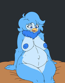 abdominal_bulge abdominal_tuft absorption_vore adoption ambiguous_gender anthro areola beak bed bedroom belly big_belly big_breasts big_butt biped blue_areola blue_body blue_eyebrows blue_eyes blue_feathers blue_fur blue_hair blue_nipples blue_vulva breasts butt cleavage clothed clothing curvy_figure dialogue duo eyebrows eyelashes feather_hair feather_hands feathered_wings feathers female fingers fur furniture genitals glowing hair hands_behind_back huge_breasts implied_transformation long_eyelashes looking_at_belly maternal mature_female navel neck_tuft nipple_dip nipples non-mammal_breasts non-mammal_hair non-mammal_navel non-mammal_nipples nude nude_anthro nude_female open_mouth pregnant pregnant_anthro pregnant_female pseudo_hair pubes pupils raised_eyebrows simple_background smile solo text thick_thighs tongue tuft unbirthing vaginal ventral_groove vore vulva wide_hips winged_arms wings yellow_beak 4chan_anon anonymous_artist unknown_artist undertale undertale_(series) undertale_yellow martlet_(undertale_yellow) avian bird monster digital_media_(artwork) english_text flat_colors hi_res portrait three-quarter_portrait mother_(lore) mother_and_child_(lore) parent_(lore) parent_and_child_(lore)