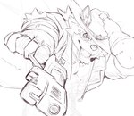 anthro clothing cowboy cowboy_hat gun hat hat_over_eye headgear headwear male muscular muscular_anthro muscular_male one_eye_obstructed pecs ranged_weapon solo superhero weapon heylaw21 lifewonders live_a_hero barrel_(live_a_hero) canid canine canis mammal wolf hi_res sketch