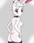 anthro female solo bigmi_nono spicylotor babybus monkey_sheriff_(babybus) rabbit_sheriff_(monkey_sheriff) lagomorph leporid mammal rabbit hi_res