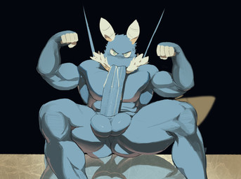 anthro autofellatio balls biceps big_balls big_penis black_background blush bodily_fluids cum cum_in_mouth cum_in_own_mouth cum_in_self cum_inside cum_on_self erection flexing front_view genital_fluids genitals humanoid_genitalia humanoid_penis looking_at_viewer male masturbation muscular muscular_anthro muscular_male nude oral oral_masturbation pecs penile penile_masturbation penis perineum simple_background sitting solo sweat sweatdrop fluffedwings lionel_(fluffedwings) arthropod insect lepidopteran moth 2021 hi_res