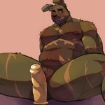 andromorph andromorph/male anthro dildo intersex intersex/male male overweight scar sex_toy slightly_chubby solo srapolowo five_nights_at_freddy's five_nights_at_freddy's_3 scottgames springtrap_(fnaf) 1:1 absurd_res hi_res