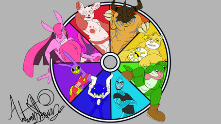 anthro cloudco group male fledgedragonfox bandai_namco care_bears digimon glitch_productions mario_bros nintendo palworld pocketpair pokemon sega sonic_the_hedgehog_(series) the_amazing_digital_circus funshine_bear jax_(tadc) osmosis_jones_(character) sonic_the_hedgehog yoshi_(character) bear digimon_(species) eulipotyphlan generation_3_pokemon greymon hedgehog humanoid lagomorph leporid lovander mammal pal_(species) pokemon_(species) rabbit spinda yoshi