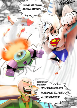 5_fingers abstract_background amber_eyes anthro bald blue_bottomwear blue_clothing blue_skirt bone_frill bottomwear breasts business_suit clothing cosplay crop_top crossover_cosplay dialogue duo feathered_wings feathers female fingers flying frill_(anatomy) gloves grey_body grey_hair grey_scales hair handwear light-skinned_male light_body light_skin male midriff missile navel open_mouth open_smile scales shirt skirt smile suit superhero superman_logo supervillain t-shirt text topwear white_clothing white_gloves white_handwear white_shirt white_t-shirt white_topwear wings beltimerperbus cavemanon_studios dc_comics goodbye_volcano_high ko_op_(game_developer) snoot_game superman_(series) anon_(snoot_game) fang_(gvh) lex_luthor supergirl human mammal prehistoric_species pterosaur reptile scalie 2025 crossover digital_drawing_(artwork) digital_media_(artwork) hi_res signature spanish_text translated