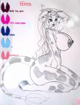 breasts female side_view solo seeka bovid bovine mammal gina_(disambiguation) absurd_res hi_res model_sheet