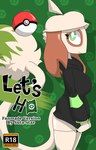 absurd_res anthro clothed clothing comic cover cover_art cover_page embarrassed english_text female generation_2_pokemon hi_res nintendo partially_clothed pokemon pokemon_(species) smeargle solo suta-star text