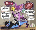anthro bodily_fluids breed cervical_contact cum cum_in_uterus cum_in_vagina cum_inside cumshot duo egg ejaculation female fertilizing from_behind_position genital_fluids genitals impregnation impregnation_request internal internal_vaginal knot knotted_penis knotting male male/female mrgthebunny oviposition ovum penis sex sperm_cell tail text thrusting uterus wheelbarrow_position azuratheluxray nintendo pokemon fan_character cinderace generation_4_pokemon generation_8_pokemon luxray pokemon_(species) 6:5 english_text hi_res