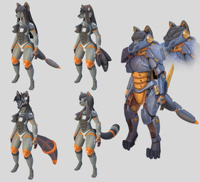 anthro armor big_breasts breasts curvy_figure cybernetics dark_hair female hair long_hair machine robotic solo synthetic synthetic_anus synthetic_breasts synthetic_muscles synthetic_pussy thick_thighs voluptuous radicull blender_eevee_next gyna_(radicull) android canid humanoid mammal robot 3d_(artwork) absurd_res blender_(artwork) blender_eevee_(artwork) censored concept_art digital_media_(artwork) hi_res