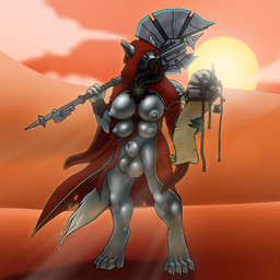 4_breasts adeptus_mechanicus animal_genitalia anthro axe balls battle_axe big_breasts bodily_fluids breasts clothing fantasy_axe fantasy_weapon fur genitals greataxe gynomorph intersex mask melee_weapon metal metallic metallic_body monotone_body multi_breast muscular muscular_anthro muscular_gynomorph muscular_intersex nipples nude penis penis_tip sheath simple_background solo tech_priest weapon maddworld warhammer_(franchise) warhammer_40000 silverfang_the_steel_wolf canid canine canis elemental_creature goo_creature mammal metal_creature mineral_fauna wolf 1:1 hi_res