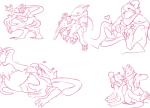 3_toes amphibian anal anal_penetration anthro anthrofied beelzemon_(artist) claws dialogue digital_drawing_(artwork) digital_media_(artwork) duo english_text feet from_behind_position generation_6_pokemon genitals greninja hawlucha heart_symbol jax_the_hawlucha low_res luce_the_greninja male male/male male_penetrated male_penetrating male_penetrating_male monochrome multiple_images multiple_positions nintendo oral penetration penis pokemon pokemon_(species) pokemorph sex text toe_claws toes