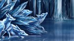 ambiguous_gender cave detailed_background feral group ice reflection elkir canid canine elemental_creature fox mammal 16:9 2022 blue_theme digital_media_(artwork) hi_res tagme widescreen