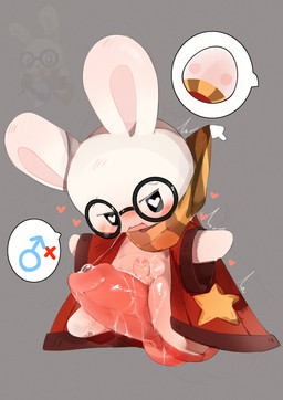 balls blush blush_lines bodily_fluids cloak clothing cursor disembodied_penis duo excessive_genital_fluids excessive_precum explicitly_stated_nonconsent eyewear featureless_arms featureless_legs featureless_limbs feral foreskin gender_symbol genital_fluids genitals glasses heart_eyes heart_symbol imminent_rape imminent_sex impregnation_request leaking_precum male male/male open_mouth partially_retracted_foreskin penis precum scarf shaking stated_heterosexuality stated_sexuality symbol tremble_spikes trembling wearing_glasses young young_male yinfish_r27 guagua lagomorph leporid mammal rabbit xueyuanguagua hi_res reference_image