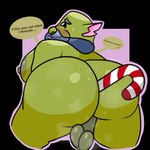 anal anal_masturbation anal_penetration bald balls beard big_butt big_moobs big_nipples blue_beard blue_facial_hair blush bodily_fluids bulge butt candy candy_cane candy_cane_in_ass claws clothed clothing dessert dialogue eyebrows facial_hair floor food genitals green_body green_skin heart_symbol hearts_around_text indie_game kind male masturbation mayor moobs musk musk_clouds musky_balls musky_butt nervous nervous_smile nervous_sweat nipples open_mouth overweight overweight_male pantsless penetration round_nose shirtless shirtless_male shy solo speech_bubble sweat sweatdrop sweaty_balls sweaty_butt sweaty_genitalia text text_with_heart thick_eyebrows digitalkibou farlands oola_(farlands) alien