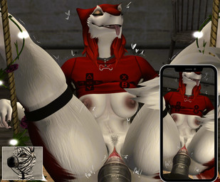 animal_genitalia animal_penis anthro bodily_fluids bottomless bottomless_female breasts cellphone clothed clothing duo electronics equine_genitalia equine_penis eyes_closed female first_person_view genital_fluids genitals male male/female medium_breasts nipples nude nude_anthro nude_male orgasm orgasm_face penetration penis phone photo raised_clothing raised_shirt raised_topwear sex shirt spread_legs spreading thick_thighs tongue tongue_out topwear vaginal vaginal_fluids vaginal_penetration vulva wide_hips miphassl second_life equid equine horse mammal sergal zebra 3d_(artwork) digital_media_(artwork) photography_(artwork)