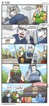 anthro backpack clothing comic dialogue english_text felid gym_pals h155296 hi_res male mammal myosotis_(gym_pals) pal_(gym_pals) pantherine text tiger
