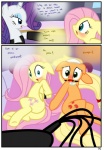 absurd_res applejack_(mlp) ball_gag bdsm blue_eyeshadow bondage border bound comic cutie_mark dialogue digital_media_(artwork) dominant dominant_female earth_pony english_text equid equine eyeshadow feathered_wings feathers female female/female feral fluttershy_(mlp) friendship_is_magic fur gag gagged group hasbro hi_res horn horse makeup mammal my_little_pony mythological_creature mythological_equine mythology pegasus pony pyruvate rarity_(mlp) submissive submissive_female text unicorn white_body white_border white_fur wings yellow_body yellow_feathers