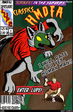 anthro barcode bottomwear branch cargo_shorts cellphone claws clothing comic_book costume duo electronics female male male/female outside phone plant pupils purple_tongue qr_code red_clothing red_shirt red_topwear shirt shorts slit_pupils smartphone text tongue tongue_out topwear tree yellow_eyes cosmonaut apple_inc. iphone publix human mammal reptile scalie cover cover_art cover_page english_text hi_res signature