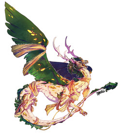 antlers blue_eyes feral fur horn open_mouth simple_background solo tail teeth tongue white_background ravoilie asian_mythology east_asian_mythology flight_rising mythology dragon eastern_dragon furred_dragon furred_scalie imperial_dragon mythological_creature mythological_scalie scalie 2015 digital_media_(artwork) hi_res
