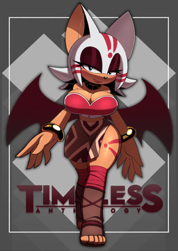 5_fingers 5_toes abstract_background anthro back_wings bedroom_eyes big_breasts biped boots bottomwear bracelet breasts brown_boots brown_clothing brown_footwear cleavage closed_smile clothed clothed_anthro clothed_female clothing eyelashes feet female female_anthro fingers footwear front_view fully_clothed fully_clothed_anthro fully_clothed_female hair humanoid_feet humanoid_hands iris jewelry leg_markings long_hair looking_at_viewer markings membrane_(anatomy) membranous_wings midriff mouth_closed narrowed_eyes necklace plantigrade pose pupils seductive shoes simple_background skirt slight_smile smile smiling_at_viewer solo text thigh_markings toeless_boots toeless_footwear toeless_shoes toes tribal tribal_clothing tribal_markings walking walking_towards_viewer white_hair wings dakkii sega sonic_the_hedgehog_(series) rouge_the_bat bat mammal 2026 english_description english_text full-length_portrait hi_res pinup portrait shaded