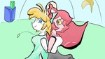 after_transformation anthro doll duo female hand_holding plushie plushification reality_shift stitch_(sewing) andetheslayer ande_(andetheslayer) felid feline mammal murid murine rodent hi_res