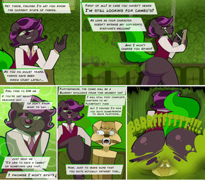 accessory angry anthro bdsm big_butt black_body black_fur bondage bottomless bottomless_anthro bottomless_male bound butt clothed clothed_anthro clothed_male clothing criminal dominant dominant_anthro dominant_male duo fart fart_cloud fart_fetish farting_male femboy forced_open_mouth fully_clothed fully_clothed_anthro fully_clothed_male fur gag gassy green_eyes green_tail hair huge_butt male male/male male_farting necktie nude_anthro nude_male open_mouth pink_tongue purple_hair sharp_teeth skunk_tail speech_box tail tan_body tan_fur teeth text text_box tongue squiddy62 vulpes_(zorran) zorran_(zorran) canid canine canis domestic_dog mammal mephitid skunk 2026 absurd_res comic english_text hi_res multiple_scenes
