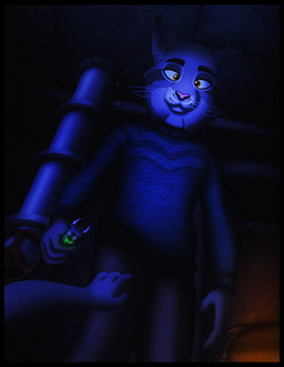 anthro attempted_murder betrayal bottomwear brown_bottomwear brown_clothing brown_pants clothing darkness duo female first_person_view fur grey_body grey_fur holding_object holding_weapon male pants poisoned sweater topwear venom venom_injector weapon whiskers yellow_eyes theothebluefox disney zootopia judy_hopps pawbert_lynxley canada_lynx european_rabbit felid feline lagomorph leporid lynx mammal oryctolagus rabbit hi_res