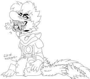 abdominal_bulge alternate_universe ambiguous_gender anthro back_fur belly blush blush_lines bodily_fluids cheek_tuft claws clothed clothing digestion dripping drooling duo eyelashes facial_tuft feet fingernails fluffy fluffy_chest fluffy_hair fluffy_tail forced group gums hair hand_on_belly handwear hoodie imminent_digestion instinct long_tail male nails narrowed_eyes oral_vore pansexual pawpads paws raised_clothing raised_hoodie raised_topwear rayman_anatomy revenge saliva saliva_drip saliva_on_face saliva_on_tongue saliva_string sharp_fingernails sharp_nails sharp_teeth sharp_toenails sickle_claw slightly_chubby squirming struggling struggling_prey swallowing sweat sweatdrop tail teeth toe_claws toenails toes topwear tuft unwilling_prey vore f4ncyfoursome rayman_(series) ubisoft rayman alien dinosaur dromaeosaurid electoon_(rayman) gamajig mammal prehistoric_species raypeople_(rayman) reptile saurischian scalie theropod hi_res line_art monochrome