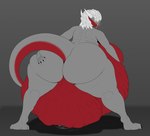 anthro balls belly big_balls big_belly big_penis bodily_fluids bone bones_in_stomach butt cum digestion dragon fatal fatal_vore femboy genital_fluids genitals group hi_res huge_balls hyper hyper_balls hyper_genitalia male male_pred mass_vore multiple_prey mythological_creature mythological_scalie mythology nude overweight penis scalie skull solo tail the_ember theember vore weight_gain