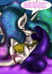 2014 <3 anthro big_breasts blush bra breast_smother breasts cleavage clothed clothing equine female friendship_is_magic hair horn huge_breasts lesbian long_hair mammal multi-colored_hair my_little_pony princess_celestia_(mlp) purple_hair rarity_(mlp) smothering underwear unicorn winged_unicorn wings xxxbiliwinxxx
Rating: Questionable
Score: 6
User: Robinebra
Date: April 04, 2014