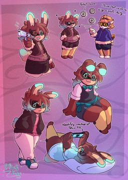 anthro apron clothed clothing controller duo electronics gaming gun hair handgun holding_object looking_at_viewer machine male playing_video_game ranged_weapon shooting_range simple_background smile solo squish standing tail text thick_thighs thigh_squish tongue tongue_out weapon wide_hips minty_kane nintendo tetris tetris_99 malty_(minty_kane) android canid canine fox lagomorph leporid mammal rabbit robot 2026 digital_drawing_(artwork) digital_media_(artwork) english_text hi_res