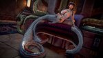 alternate_species apode big_breasts breasts cleavage clothed clothing female genitals legless pussy serpentine solo split_form jimahn dead_or_alive_(series) nyotengu draconcopode lamia reptile scalie snake 16:9 3d_(artwork) digital_media_(artwork) hi_res source_filmmaker_(artwork) widescreen