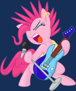 alternate_hairstyle electric_guitar electronics eyes_closed female feral fur guitar hair microphone musical_instrument open_mouth piercing pink_body pink_fur pink_hair playing_guitar playing_music plucked_string_instrument simple_background singing solo string_instrument transparent_background spier17 friendship_is_magic hasbro my_little_pony pinkie_pie_(mlp) earth_pony equid equine horse mammal pony 2013 absurd_res alpha_channel hi_res