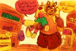 anthro brown_body brown_fur duo female food fur grocery_store jelly_(food) male red_body red_fur shopping_cart young lazy_ruby enny_gima ruby_mello_(dynamitegrizzly) canid canine domestic_rabbit lagomorph leporid lop_rabbit mammal oryctolagus rabbit raccoon_dog tanuki 3:2 daughter_(lore) father_(lore) father_and_child_(lore) father_and_daughter_(lore) parent_(lore) parent_and_child_(lore) parent_and_daughter_(lore)