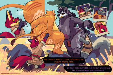anal anthro anus arm_grab balls big_breasts big_butt black_body black_fur bodily_fluids breasts bulge butt dialogue dominant dominant_female duo female flies_for_smell forced forced_rimming fur genitals group hair hand_on_head huge_breasts huge_butt kissing larger_female long_hair looking_at_butt male musk musky_butt nipples nose_to_anus nude oral photo rimming sex size_difference smaller_male smelly smelly_butt stinkface submissive submissive_male sweat sweaty_butt tail text thick_thighs white_body white_fur manahallowhound popo_(iamapoliceman) canid canine felid fox hyena lion mammal mephitid pantherine skunk spotted_hyena 3:2 english_text hi_res
