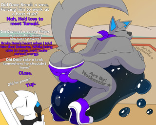 anthro briefs bulge clothed clothing cloud duo inside kerchief male shirt text topless topwear underwear conditional_dnp notkastar max_(notkastar) zatch_(notkastar) canid canine canis humanoid mammal wolf 5:4 english_text