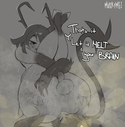 anthro anus bodily_fluids butt butt_grab butt_sniffing duo facesitting fart fart_cloud fart_fetish hair hand_on_butt male male/male musk musky_butt oral sadism sex sitting sitting_on_another sniffing snout_fuck sweat sweaty_butt tail text muskymei gobbit