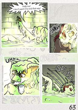 anthro big_breasts black_hair blonde_hair blue_eyes breasts brown_body brown_eye brown_eyes brown_fur brown_hair dialogue fantasy female fur hair large_spitz long_hair markings medieval red_eyes spots spotted_body spotted_fur text wam white_body white_fur yellow_body yellow_fur conditional_dnp zaiksmckraven the_quest_for_quests tqfq grace_o'malley madlaine_mckraven megan_bryar canid canine canis domestic_dog fox german_spitz lagomorph leporid mammal rabbit spitz absurd_res comic english_text hi_res translated