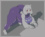 anthro belly bent_over big_breasts big_butt breasts butt clothing dress female horn huge_butt leaning leaning_forward leaning_on_object looking_at_viewer robe scut_tail shadow short_tail solo tail tight_clothing tight_dress wide_hips nerobero0 undertale_(series) toriel bovid caprine goat mammal 2023 hi_res