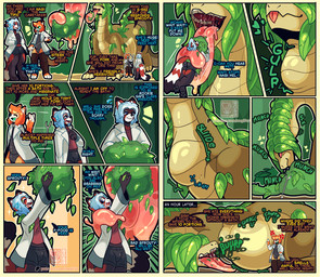 accidental_vore anthro anthro_pred belly biped blue_eyes clothed clothing dialogue digestion digestion_noises extreme_size_difference fatal_vore feeding female femboy feral fur larger_feral larger_pred macro micro oblivious open_mouth oral_vore simple_background size_difference smaller_anthro tail text tongue topwear unaware_pred unaware_vore vore nagifur mythology nagi_(nagifur) dinosaur mythological_creature prehistoric_species reptile scalie comic digital_media_(artwork) english_text hi_res