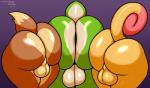 anthro ass_to_ass backsack balls big_balls big_butt brown_body brown_fur bubble_butt butt butt_focus butt_heart butt_shot close-up disembodied_ass fur genitals green_body green_skin group group_nudity huge_butt male male/male nude presenting presenting_hindquarters purple_background side_by_side simple_background tan_balls tan_body tan_fur tan_skin thick_thighs trio white_balls white_body white_skin wide_hipped_male wide_hips frumples animal_crossing mario_bros nintendo pokemon digby_(animal_crossing) canid canine canis domestic_dog felid feline generation_1_pokemon green_yoshi mammal meowth pokemon_(species) shiny_pokemon yoshi 2019 crossover