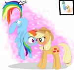 applealba applejack_(mlp) blonde_hair blue_fur blush cloud cutie_mark equine eyes_closed female freckles friendship_is_magic fur green_eyes hair horse lesbian mammal multi-colored_hair my_little_pony orange_fur pegasus pony rainbow_dash_(mlp) rainbow_hair wings
Rating: Safe
Score: 13
User: Lunaz
Date: April 13, 2014