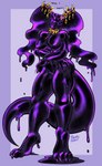 anthro ball_gag biped breasts female gag gagged jewelry muffled necklace non-mammal_breasts solo submissive submissive_anthro submissive_female vowelless vowelless_vocalization candy.yeen reptile scalie snake 2022 absurd_res hi_res